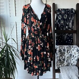 GiGio Boho Floral Babydoll Dress 🌸